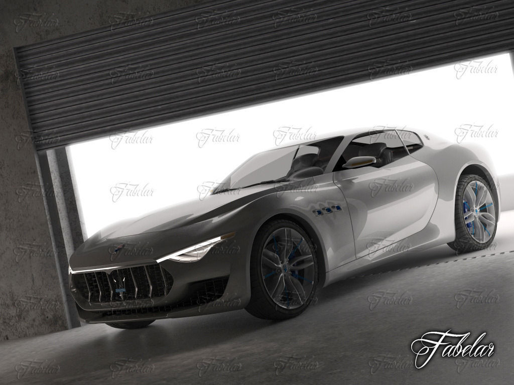 Maserati Alfieri garage 3D model_3