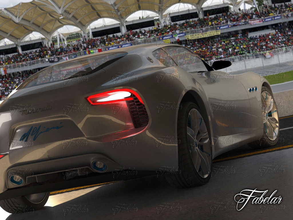 Maserati Alfieri garage 3D model_7