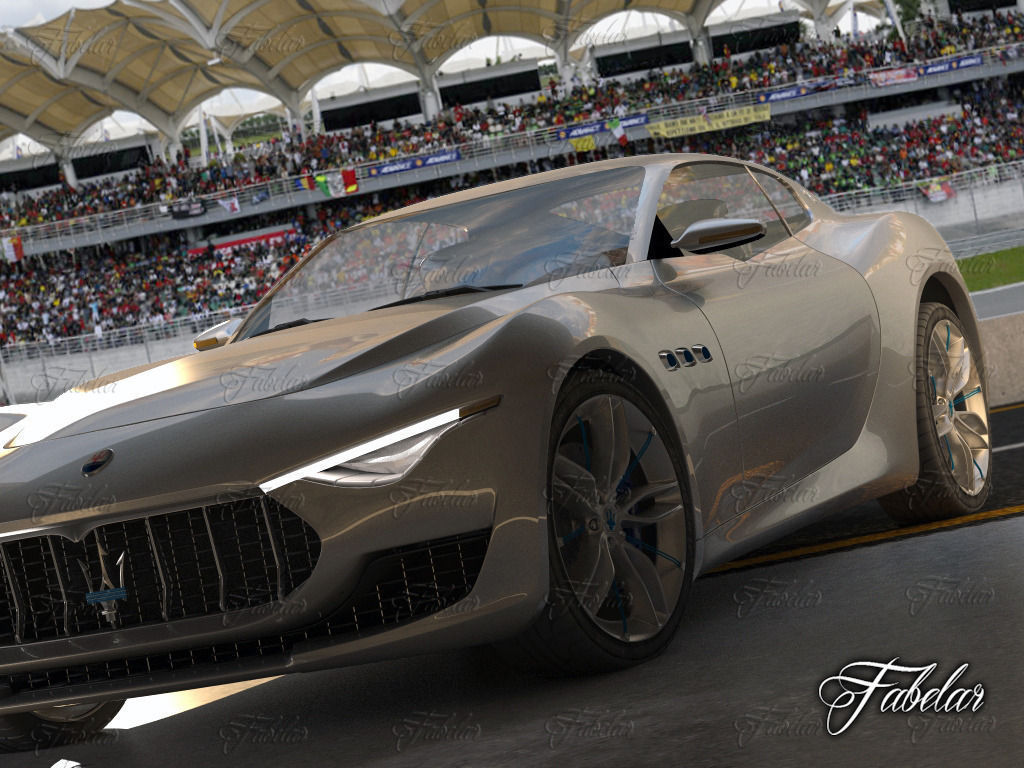 Maserati Alfieri garage 3D model_6