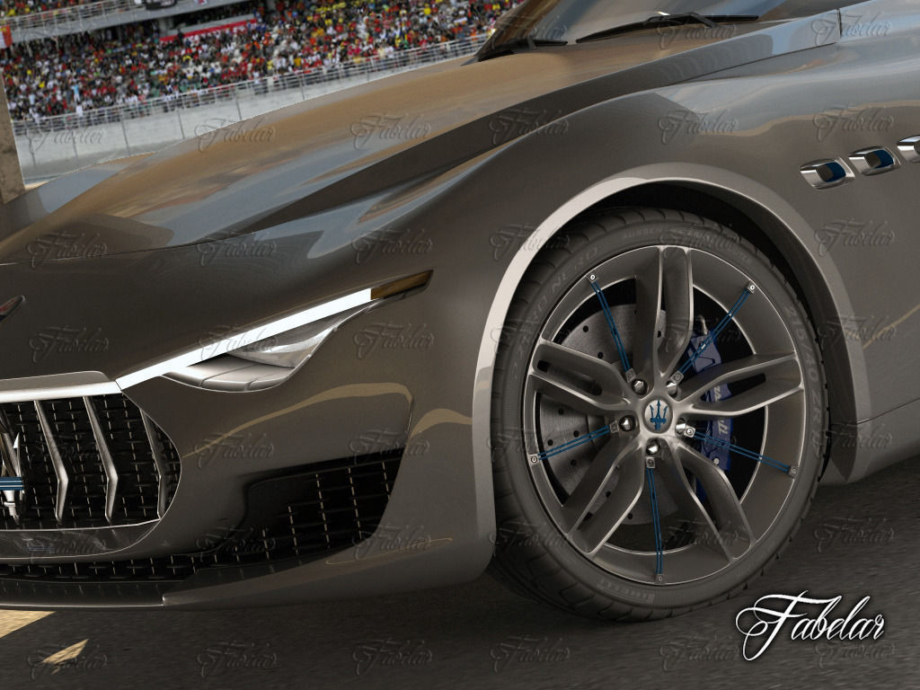 Maserati Alfieri garage 3D model_8