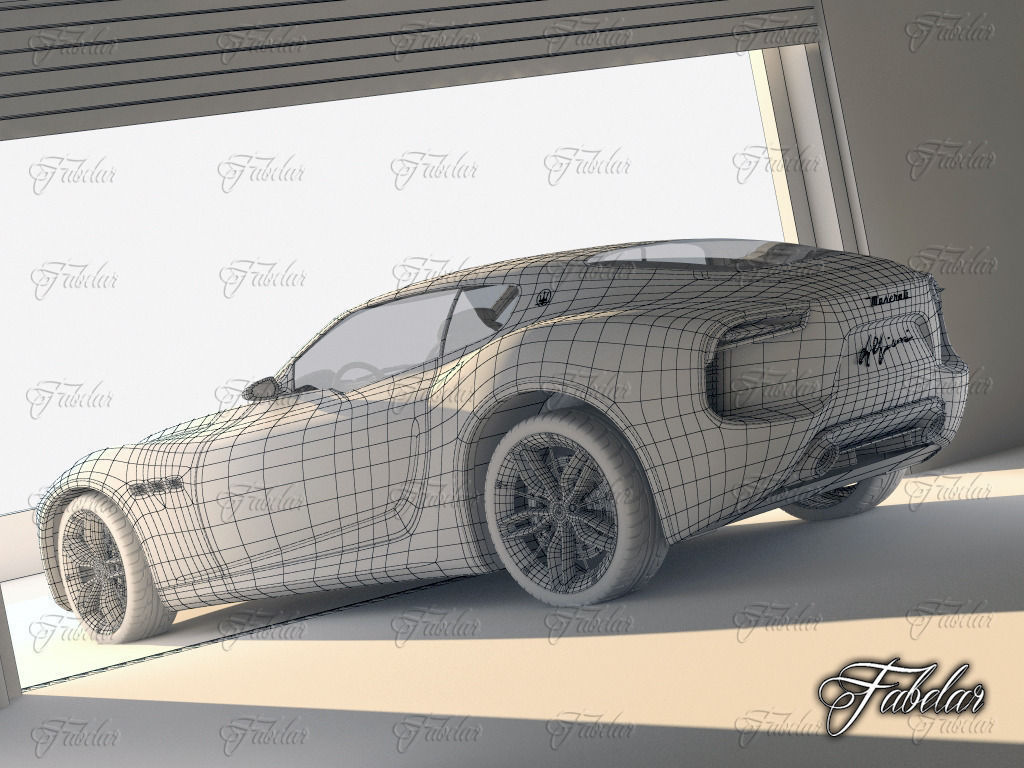 Maserati Alfieri garage 3D model_10