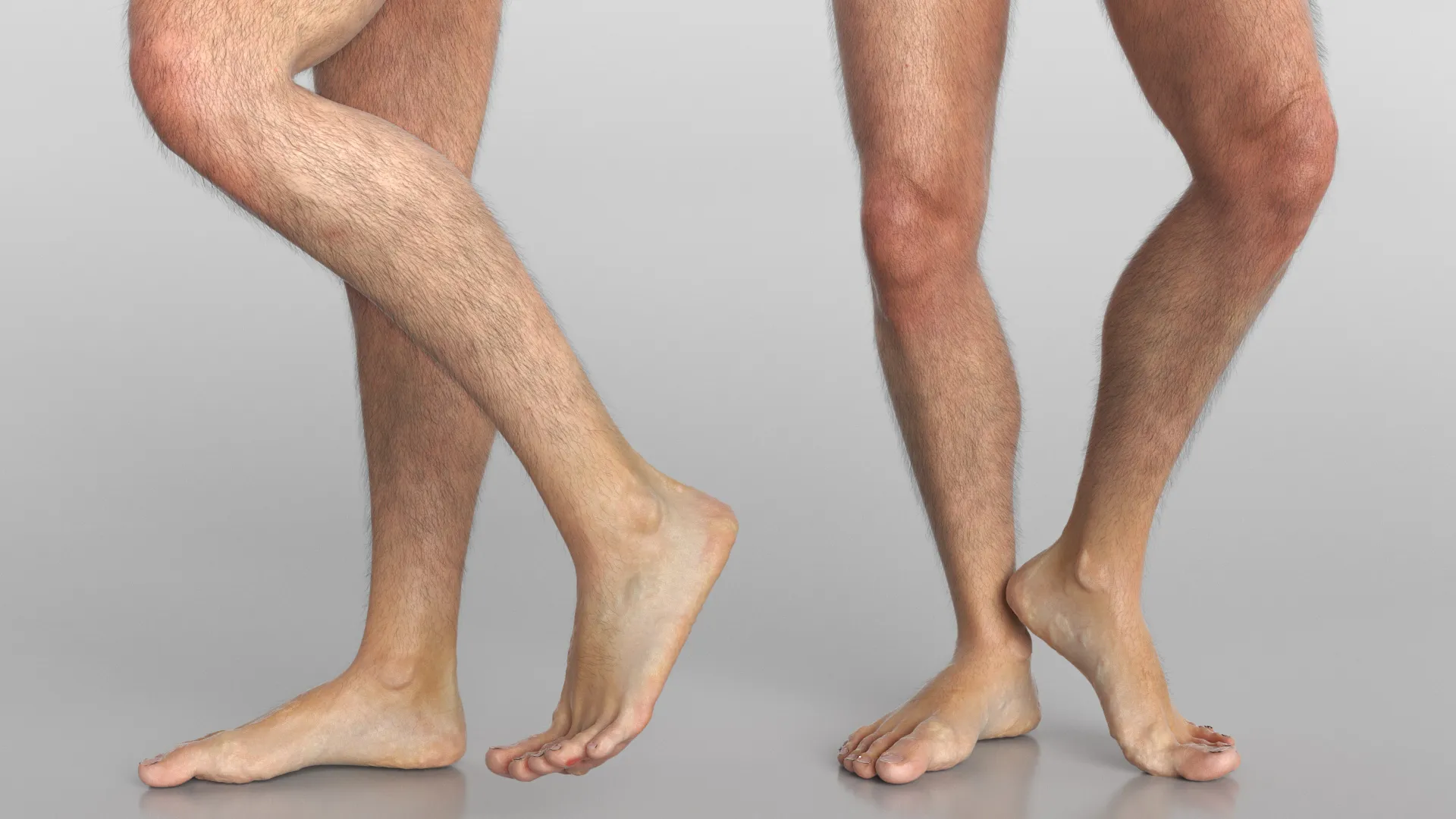 Realistic Human Male Legs Rigged for Maya 3D model rigged | CGTrader