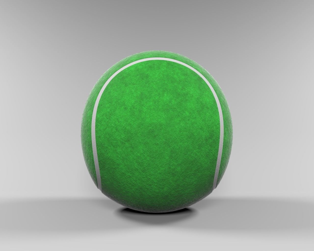 Tennis Ball 3D model_2