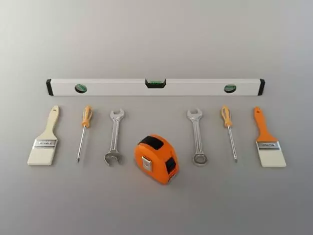 Hardware Tools Collection 3D model_0