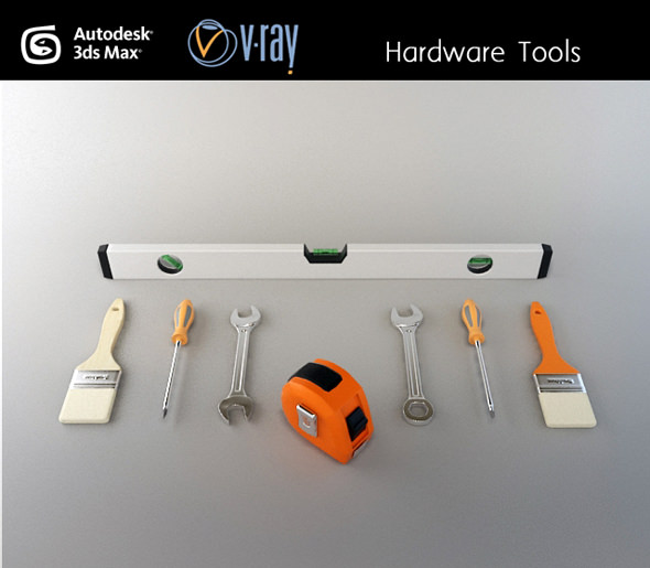 Hardware Tools Collection 3D model_12