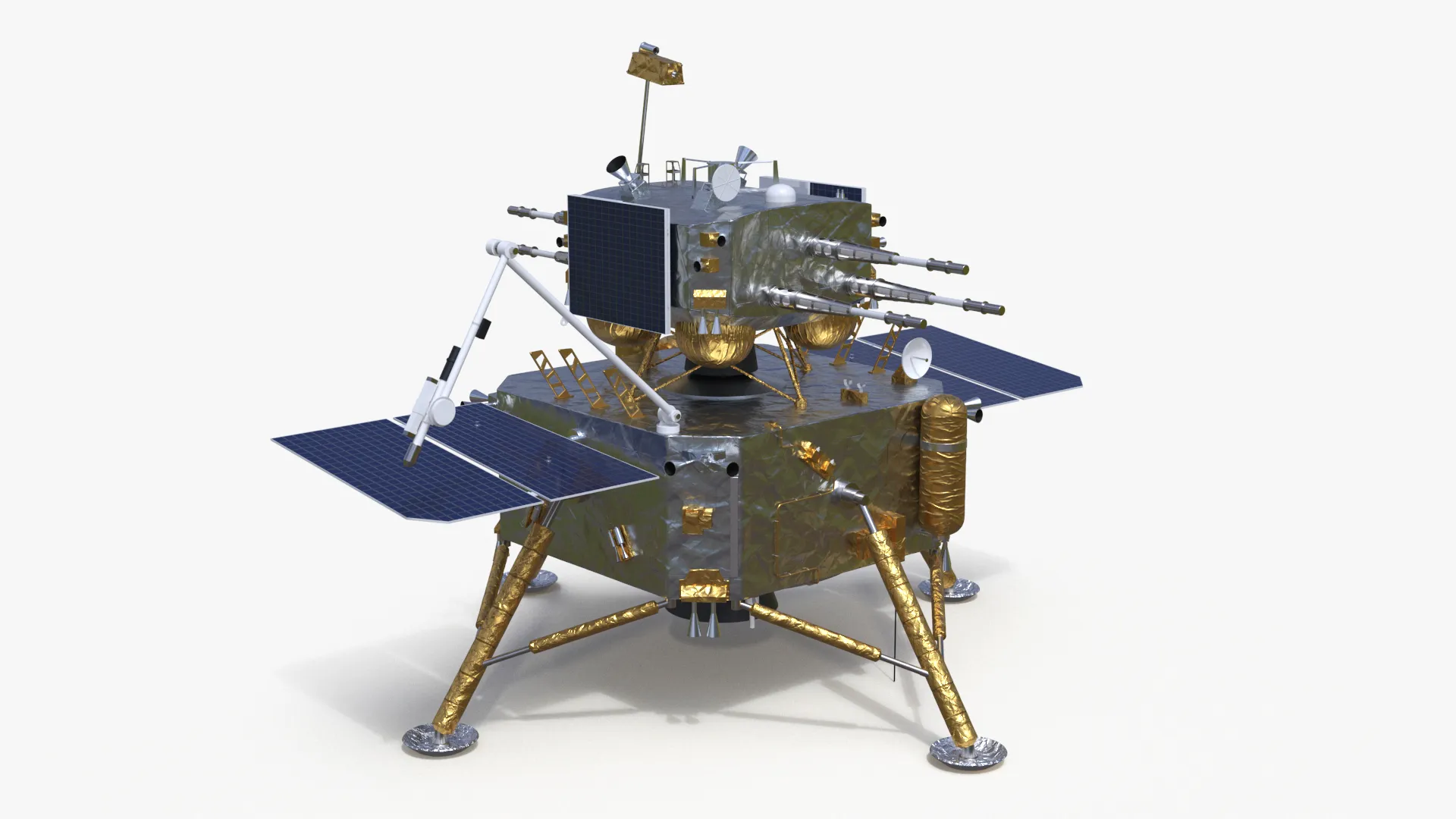 Model of the Change-5 Lunar Lander 3D model | CGTrader