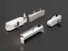 3D model Modern LED Reception Desk Pack VR / AR / low-poly | CGTrader