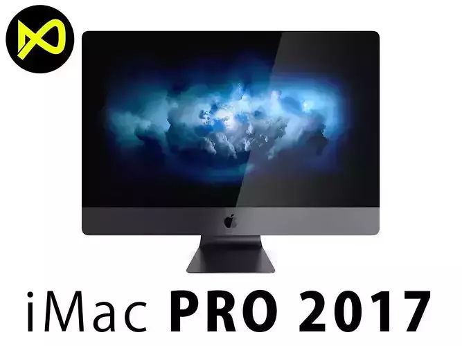 Apple iMac Pro 27-inch 2017 Monitor 3D model