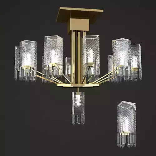 Crystal Chandelier 3D print model