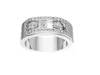 Moving Diamond Band Ring 3D model 3D printable | CGTrader