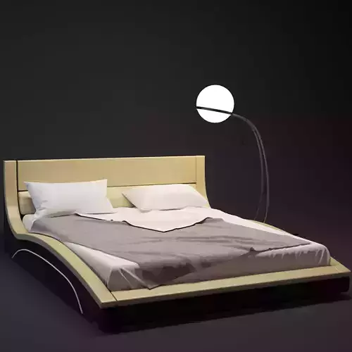 contemporary bed