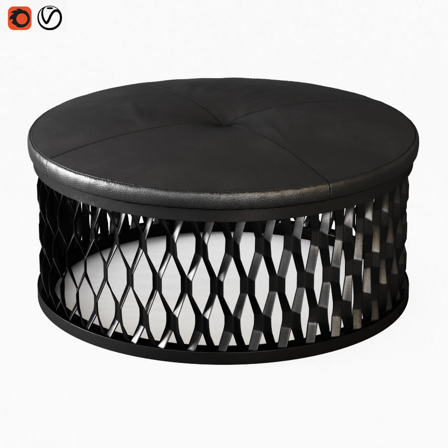 Pouf Steelo 3D model_1