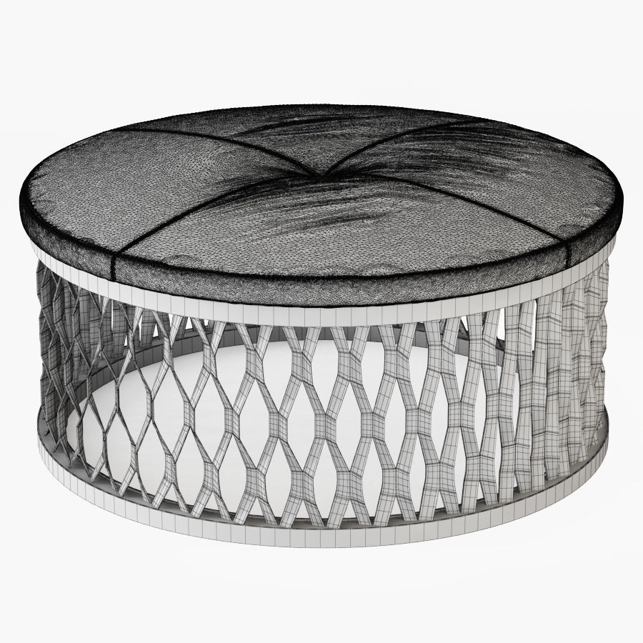 Pouf Steelo 3D model_4