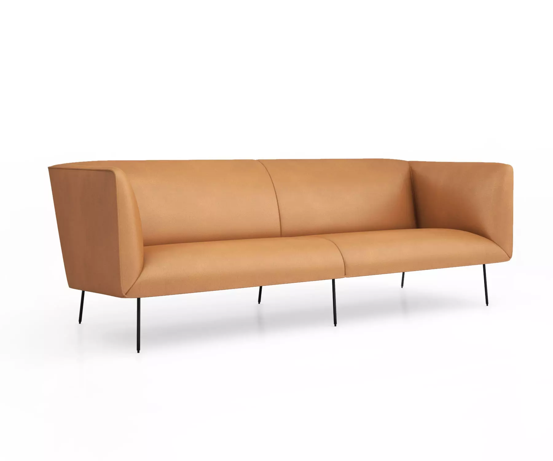 Dandy leather sofa by Blu Dot 3D model_0