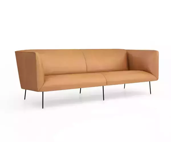 Dandy leather sofa by Blu Dot 3D model