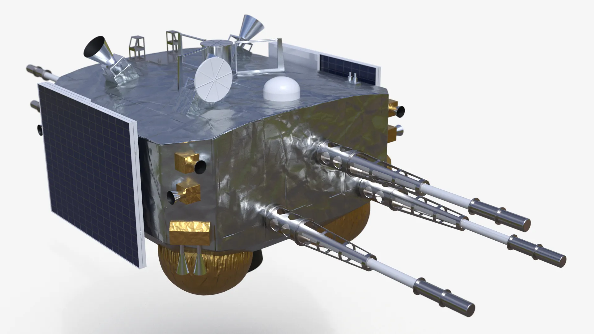Lunar Lander Ascender from Change-5 3D model | CGTrader