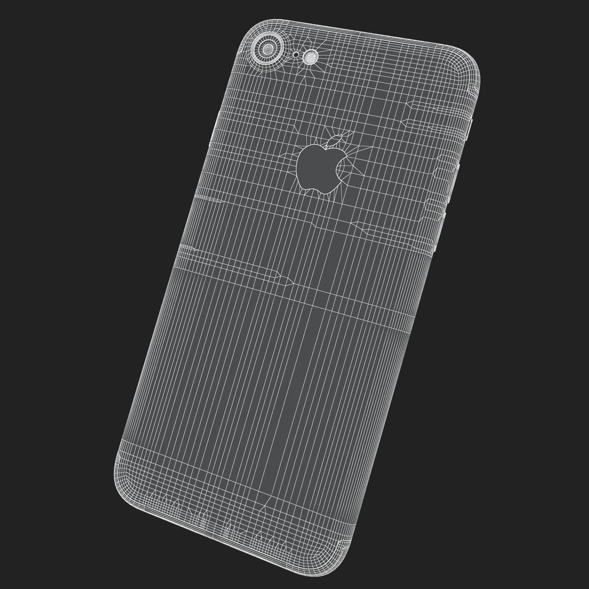 Apple iPhone 7 Matte Black 3D model_21