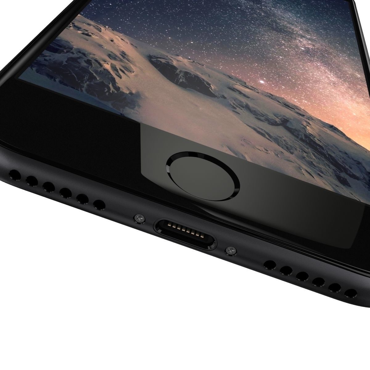 Apple iPhone 7 Matte Black 3D model_8
