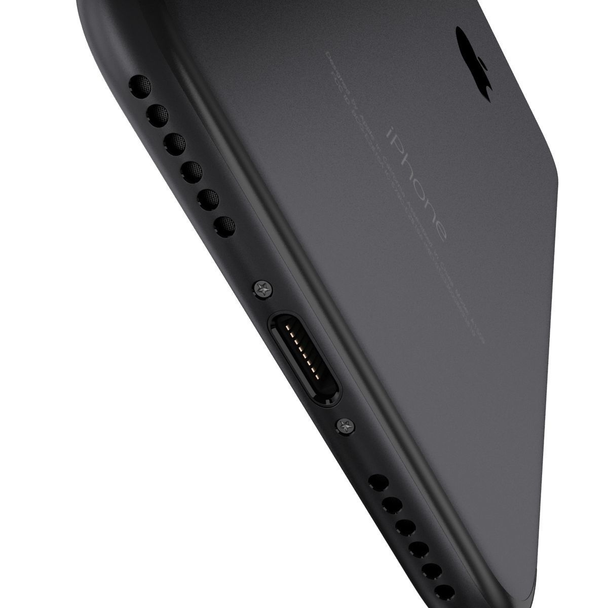 Apple iPhone 7 Matte Black 3D model_10