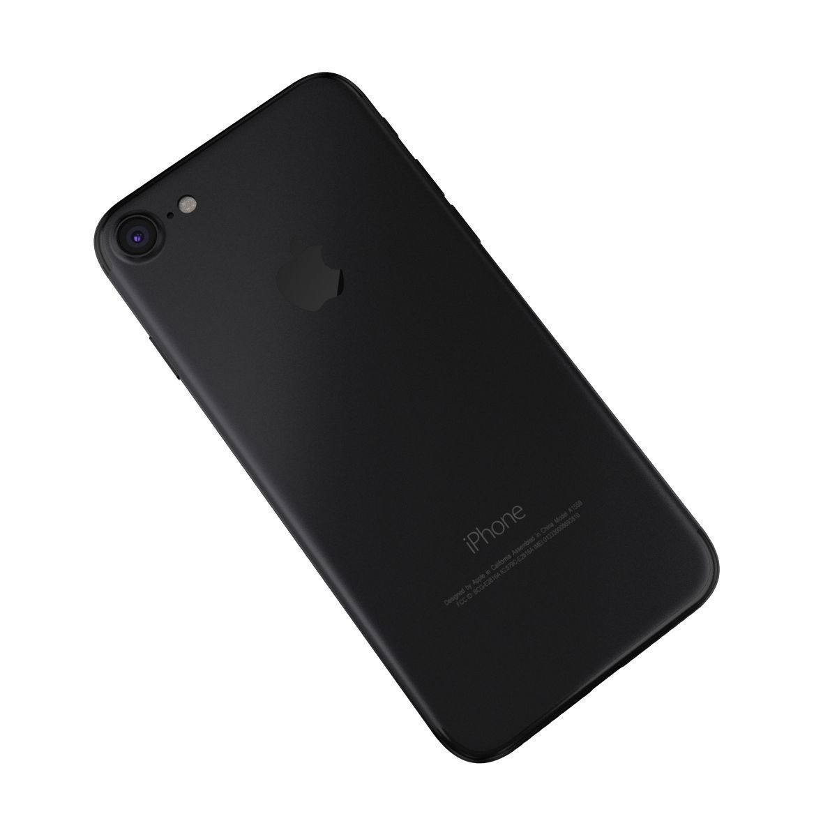 Apple iPhone 7 Matte Black 3D model_1