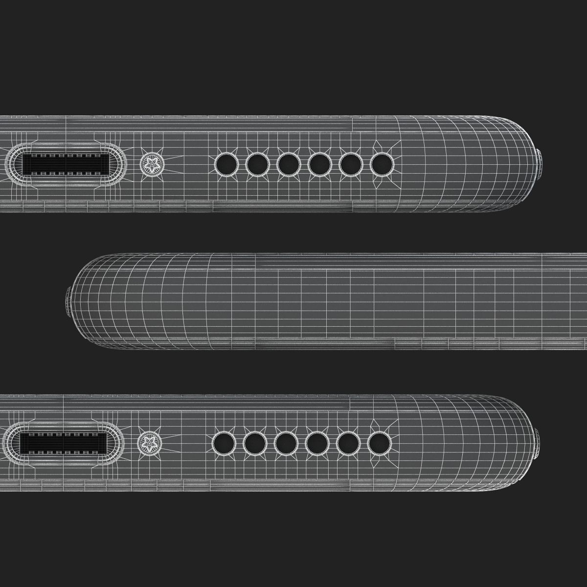 Apple iPhone 7 Matte Black 3D model_24