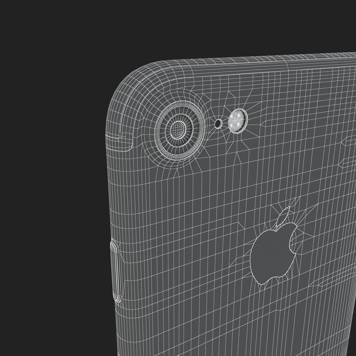 Apple iPhone 7 Matte Black 3D model_19