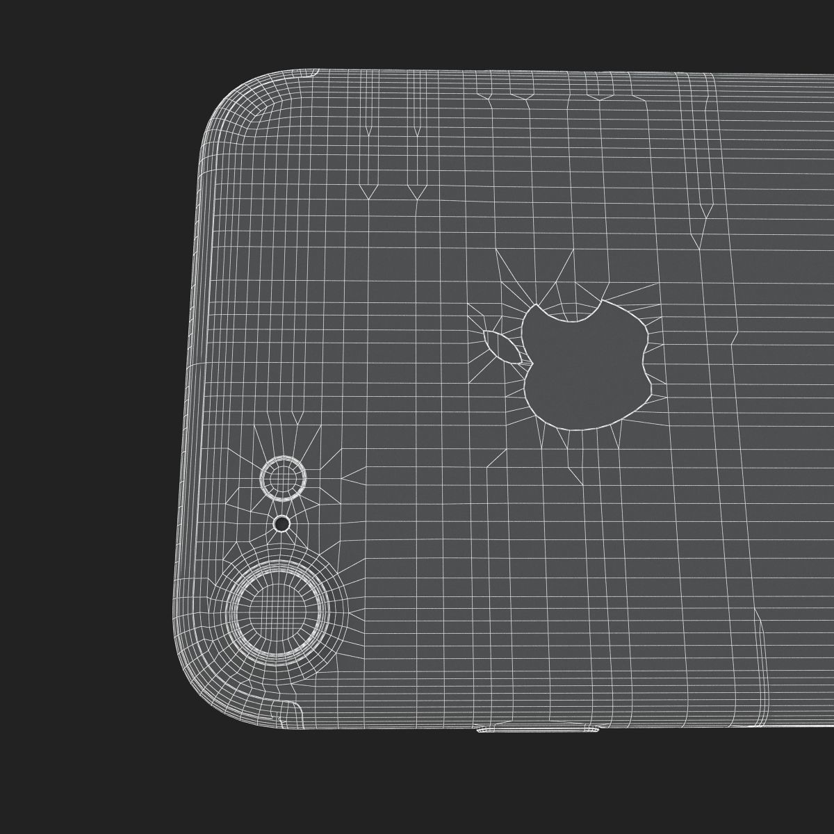 Apple iPhone 7 Matte Black 3D model_18