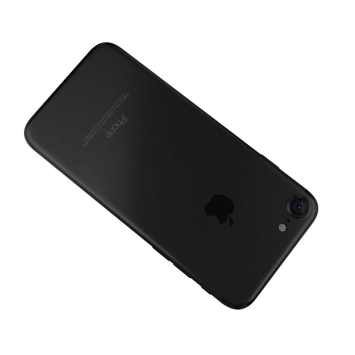 Apple iPhone 7 Matte Black 3D model_2