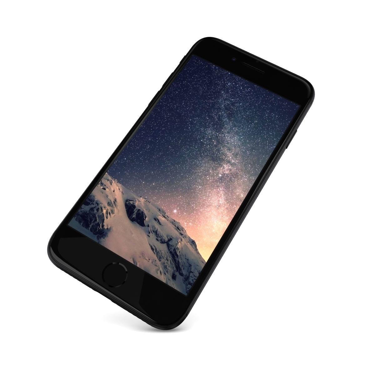 Apple iPhone 7 Matte Black 3D model_3