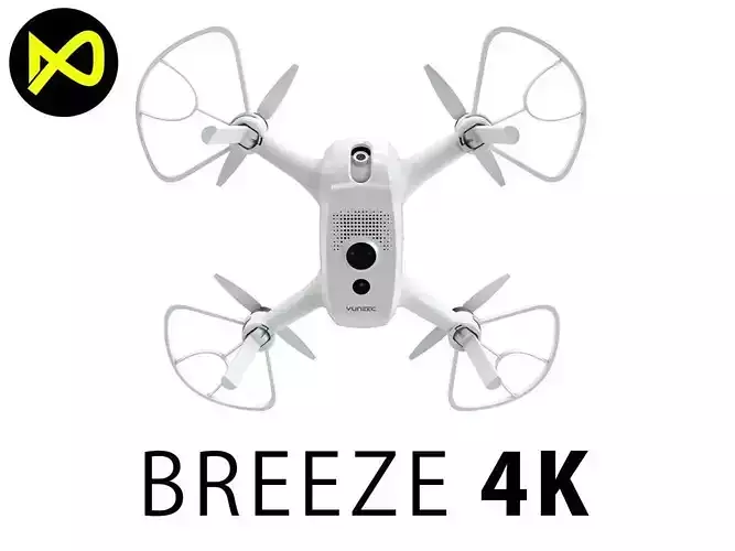 Yuneec Breeze 4K Drone 3D model