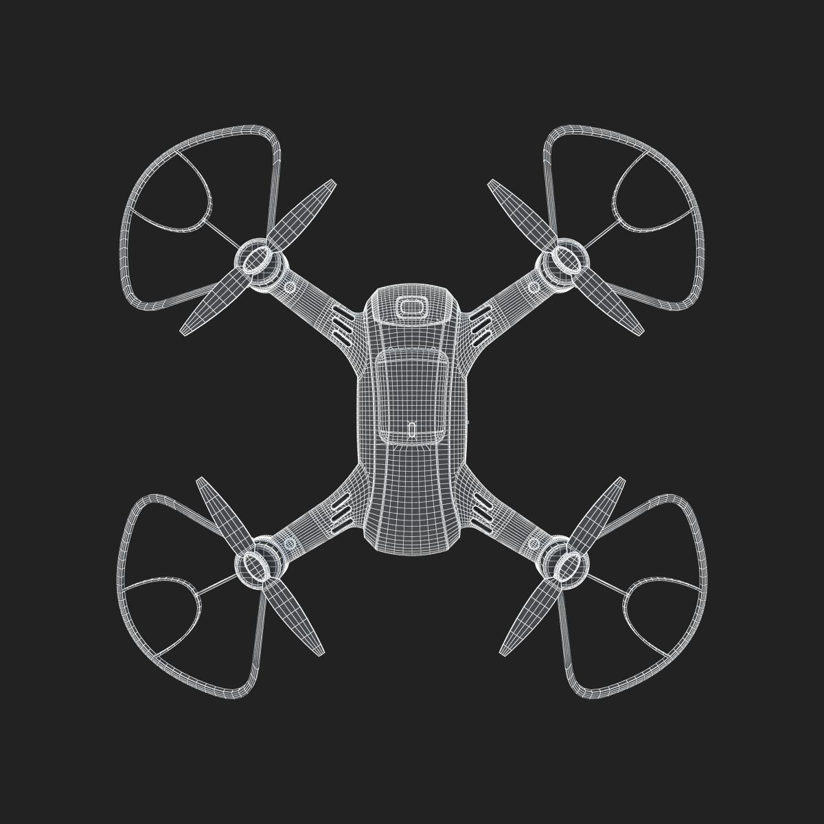 Yuneec Breeze 4K Drone 3D model_14