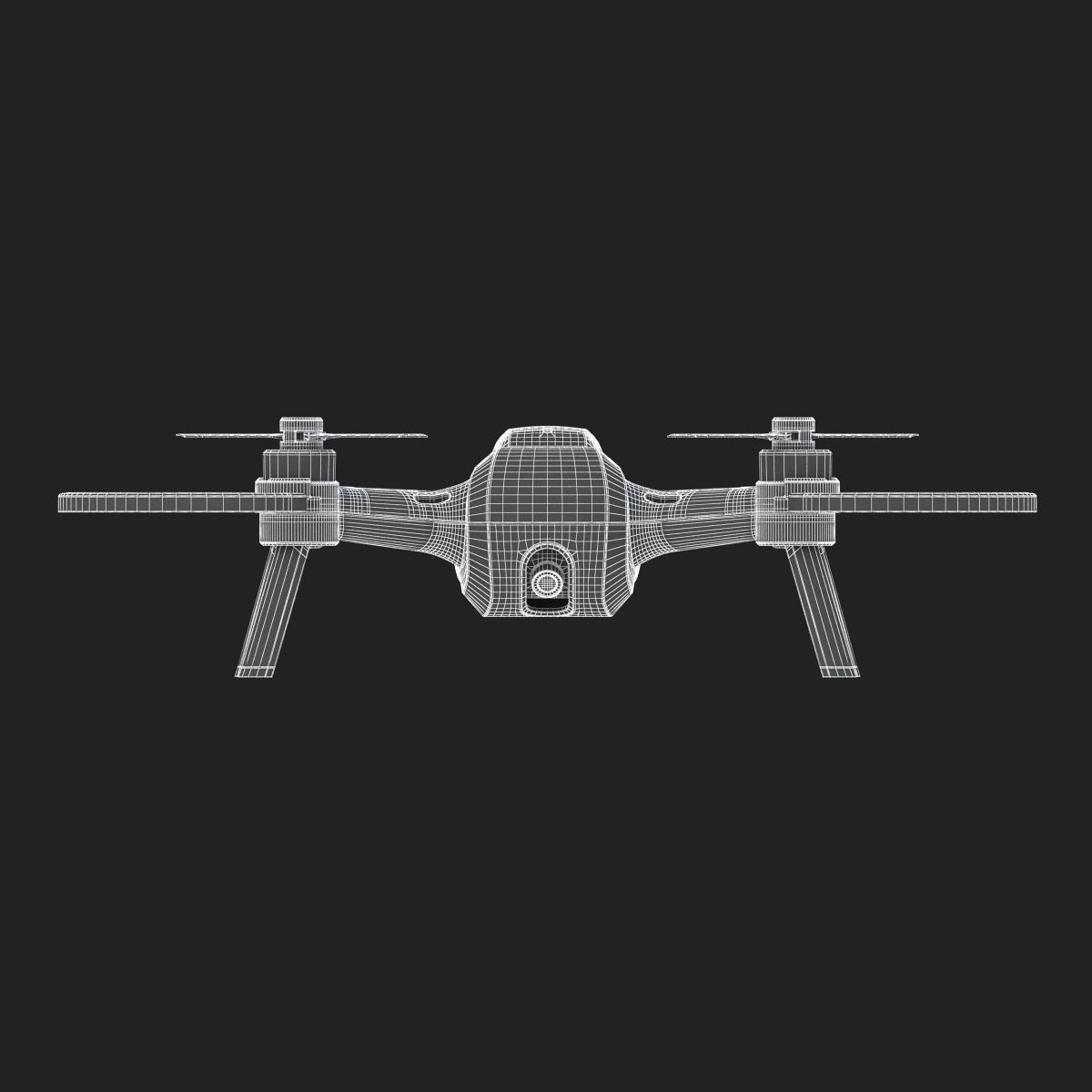 Yuneec Breeze 4K Drone 3D model_15