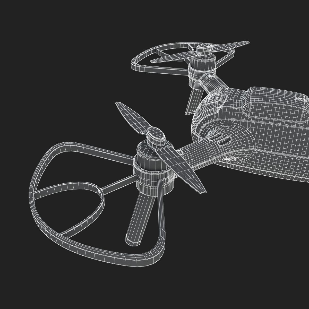 Yuneec Breeze 4K Drone 3D model_18