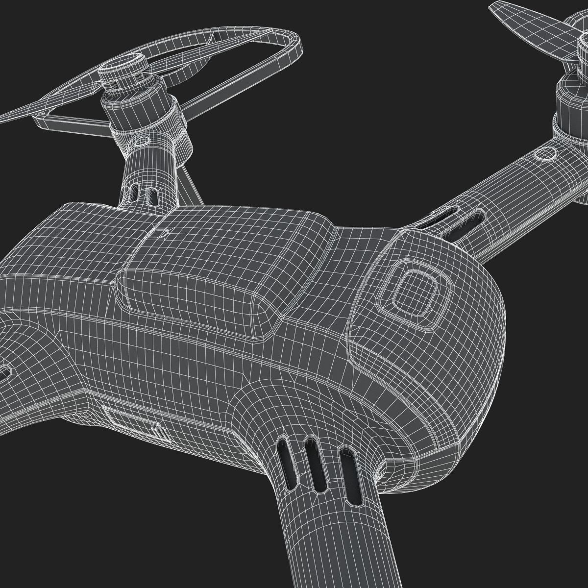 Yuneec Breeze 4K Drone 3D model_19