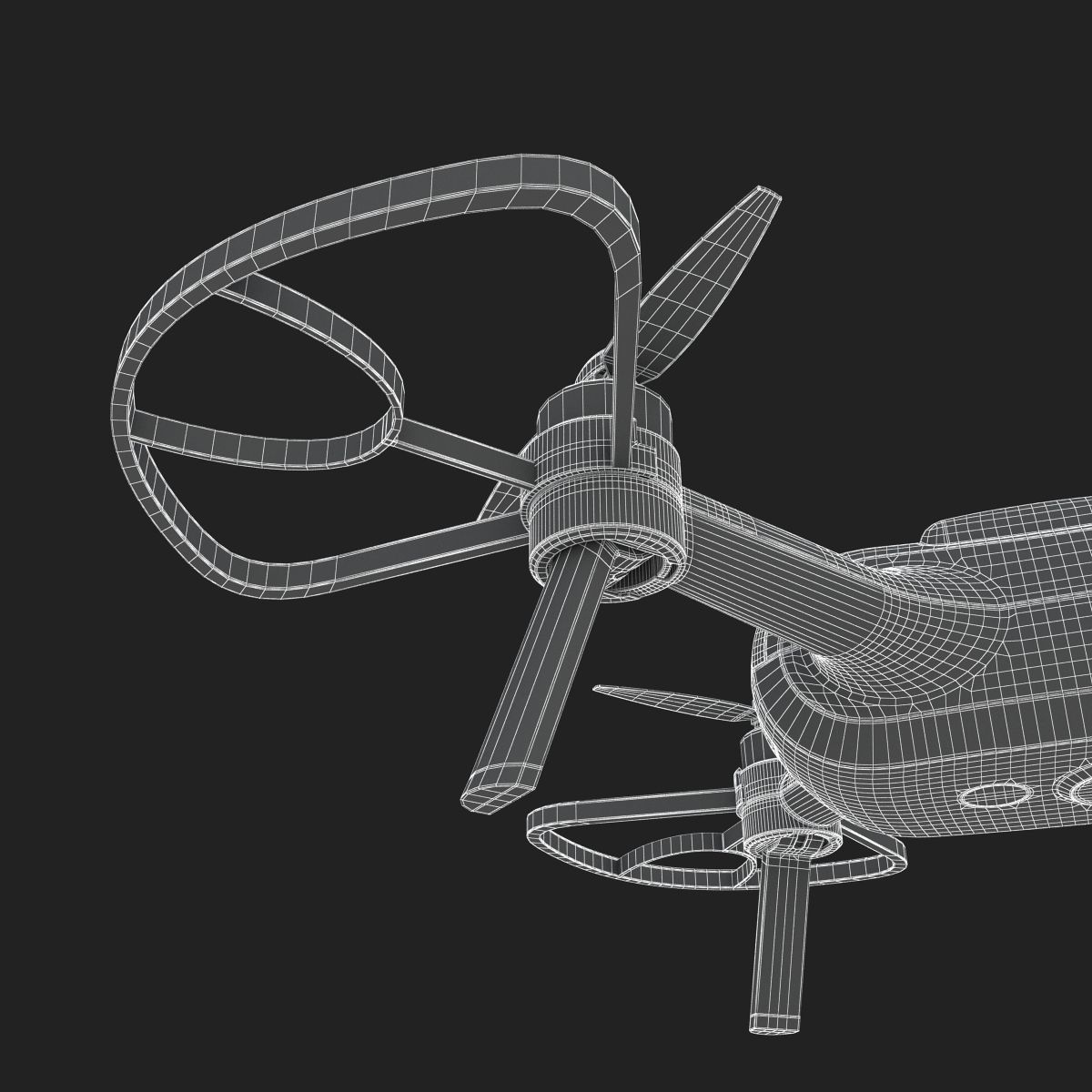 Yuneec Breeze 4K Drone 3D model_17