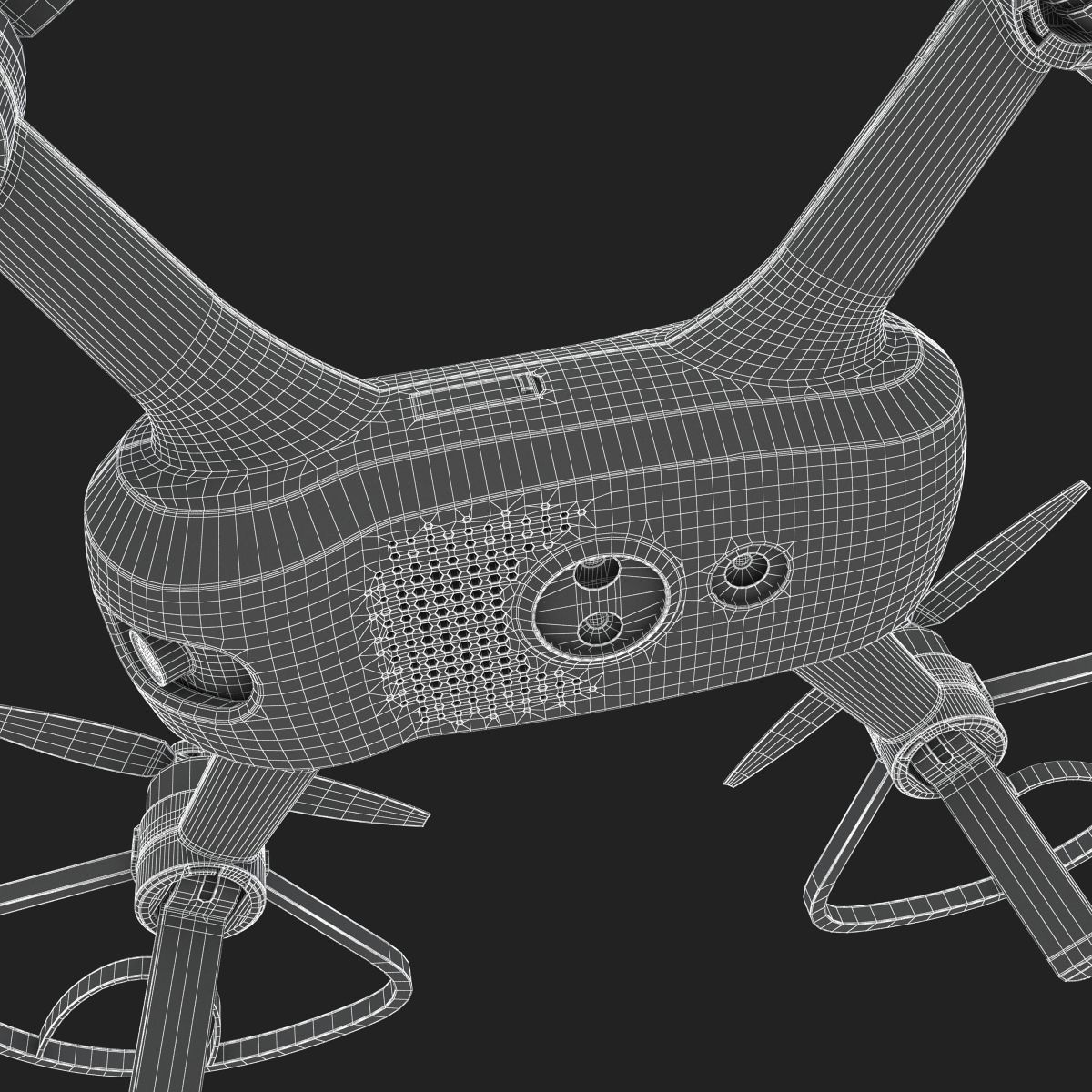 Yuneec Breeze 4K Drone 3D model_23