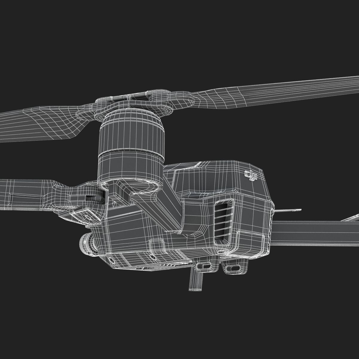 DJI Mavic PRO Mini Drone 3D model_18