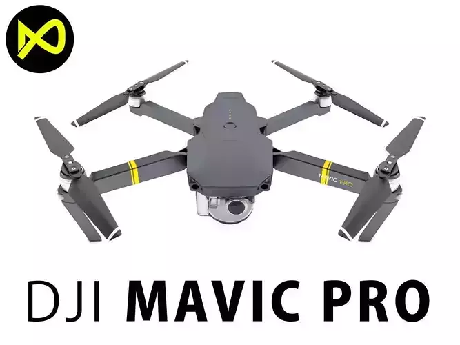 DJI Mavic PRO Mini Drone 3D model
