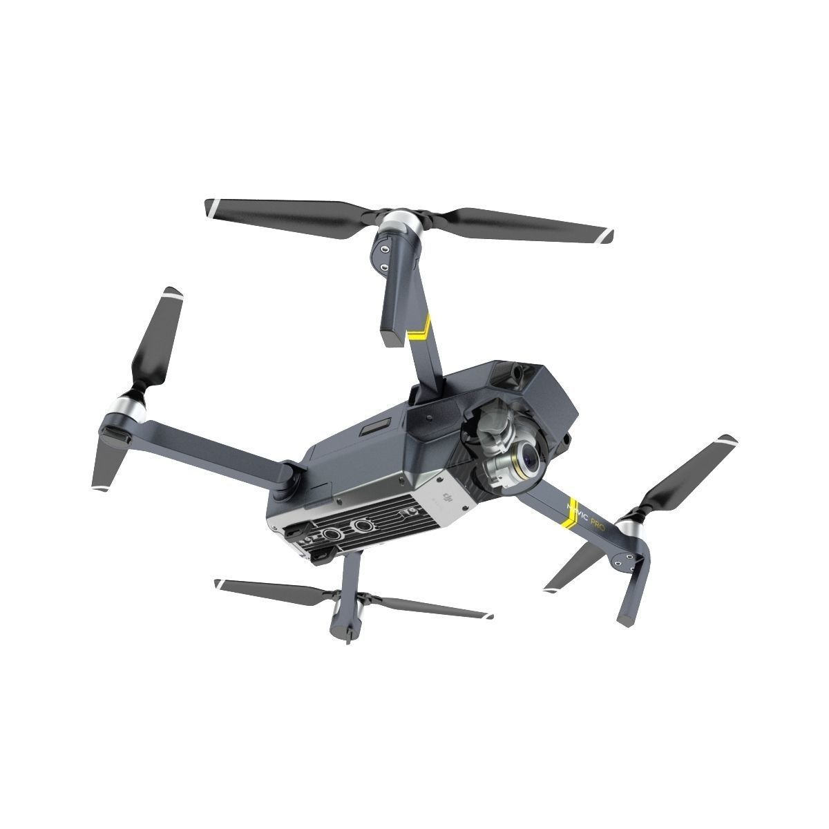 DJI Mavic PRO Mini Drone 3D model_2