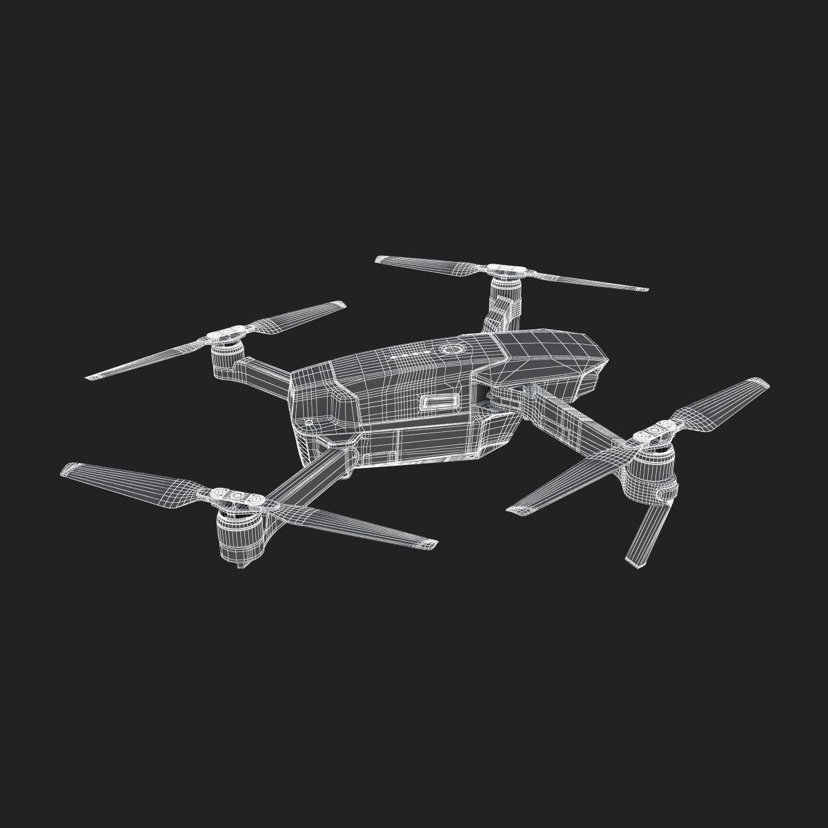 DJI Mavic PRO Mini Drone 3D model_19