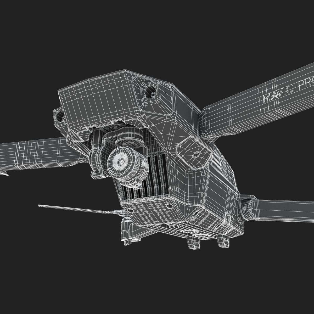 DJI Mavic PRO Mini Drone 3D model_21