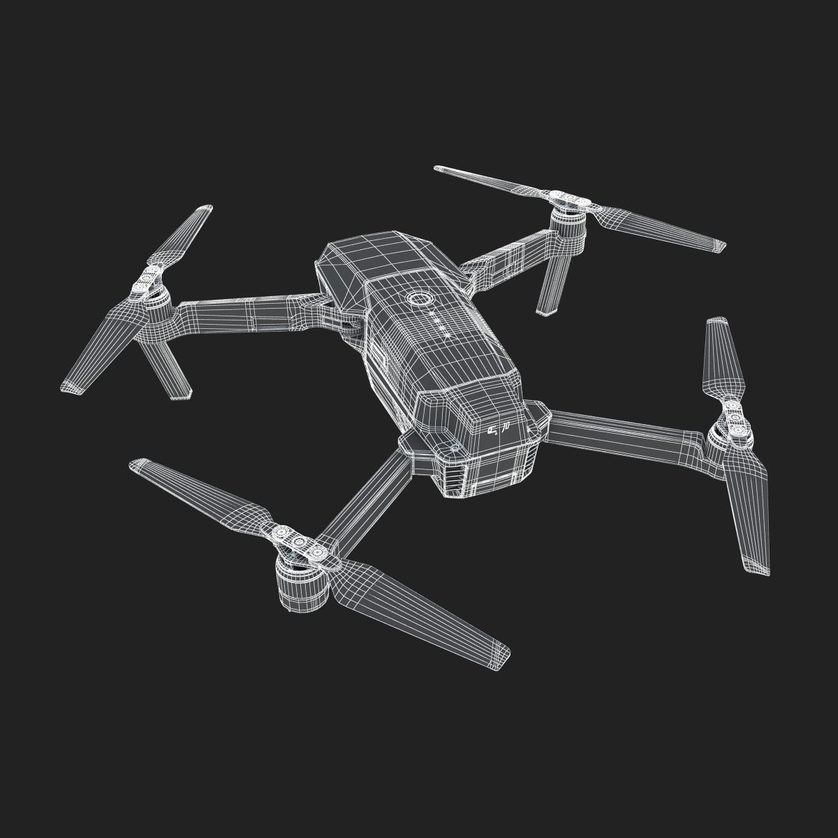 DJI Mavic PRO Mini Drone 3D model_24