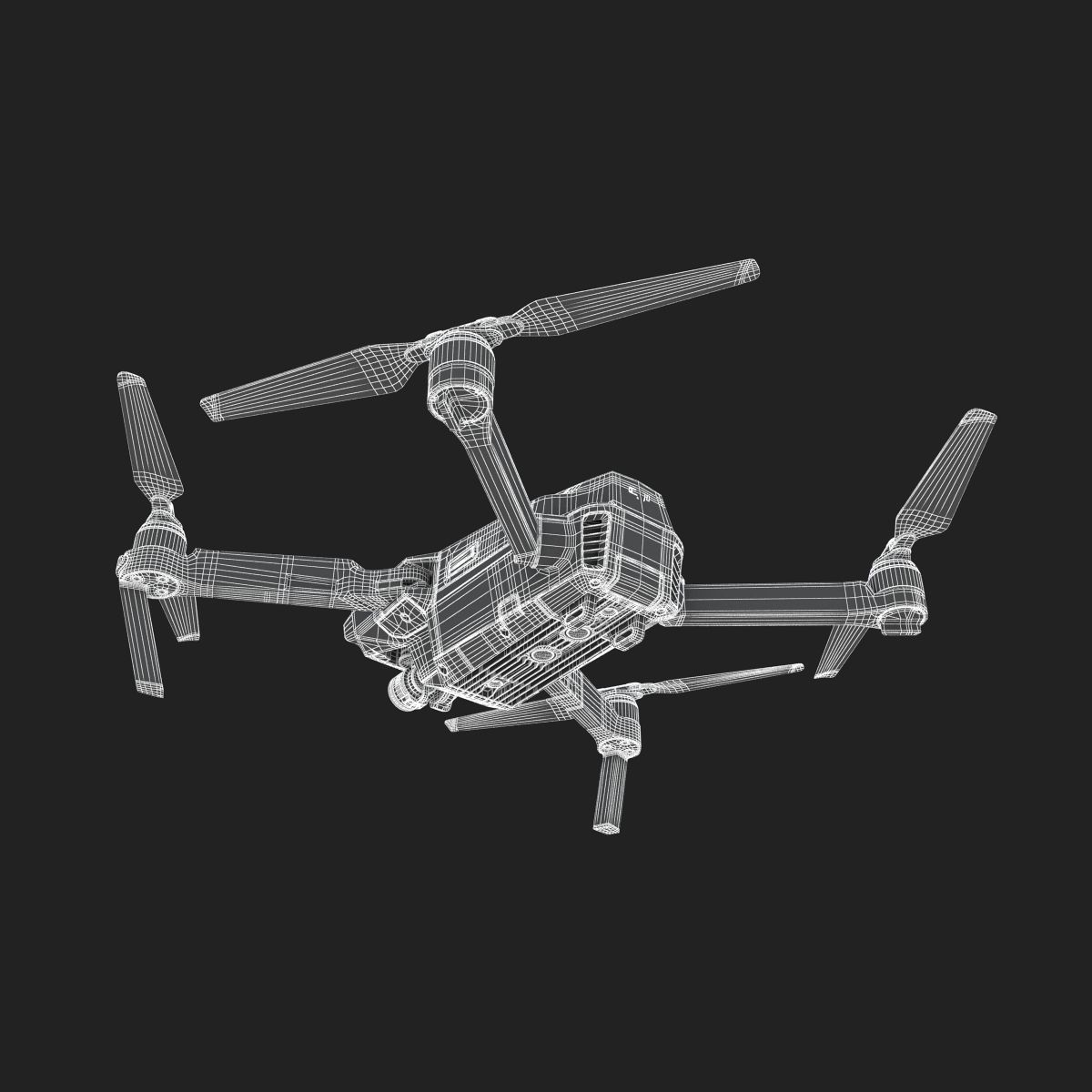 DJI Mavic PRO Mini Drone 3D model_23