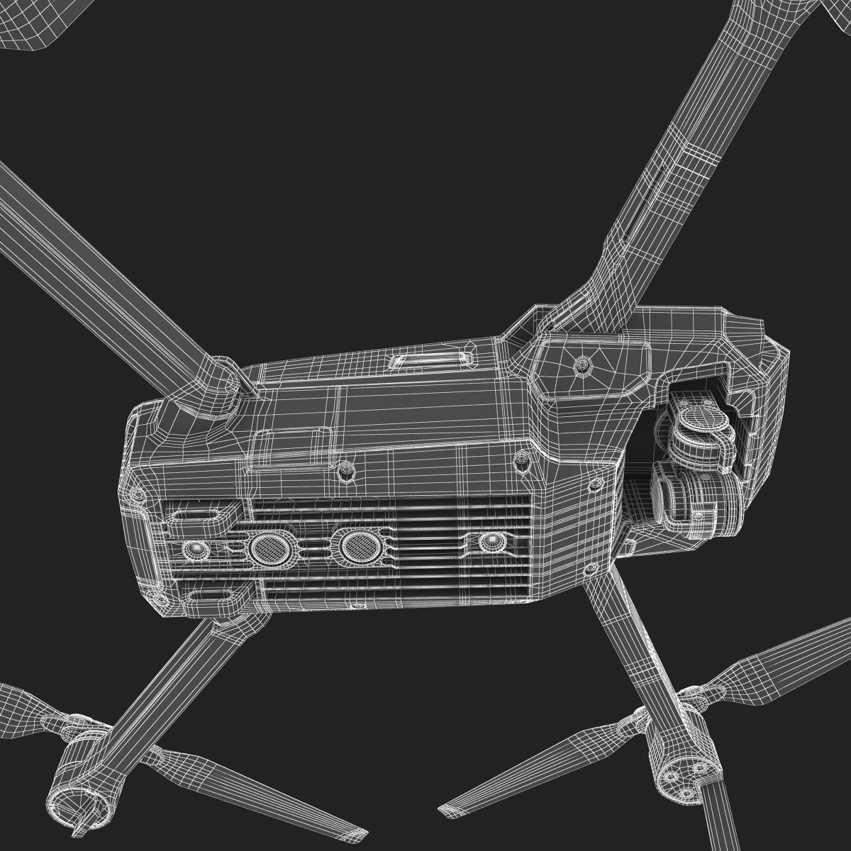 DJI Mavic PRO Mini Drone 3D model_20