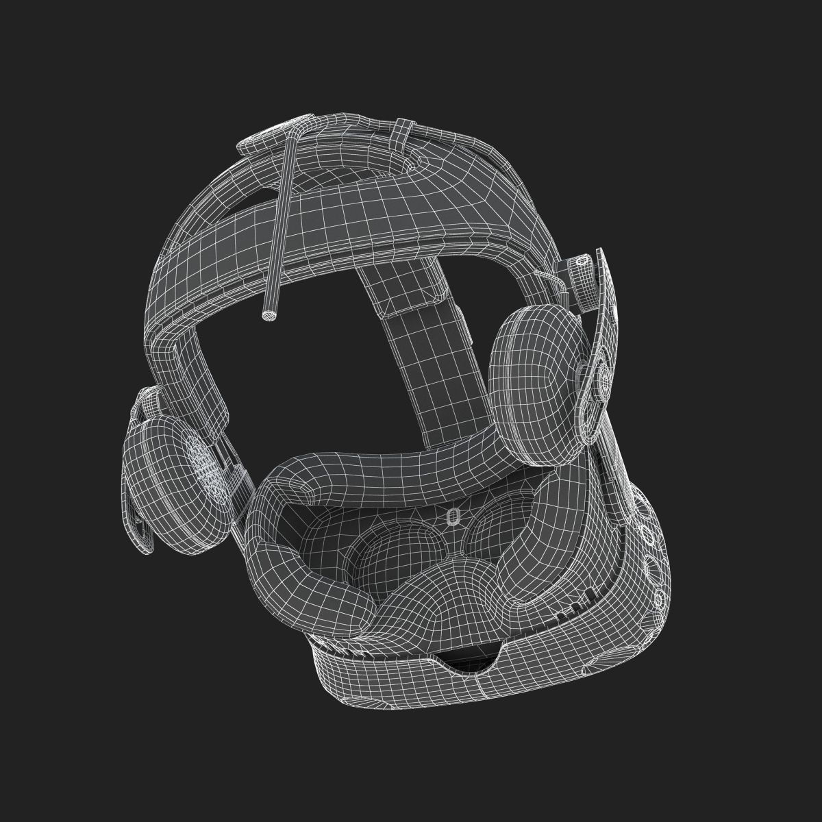 HTC Vive Deluxe Audio Strap Headsets 3D model_20