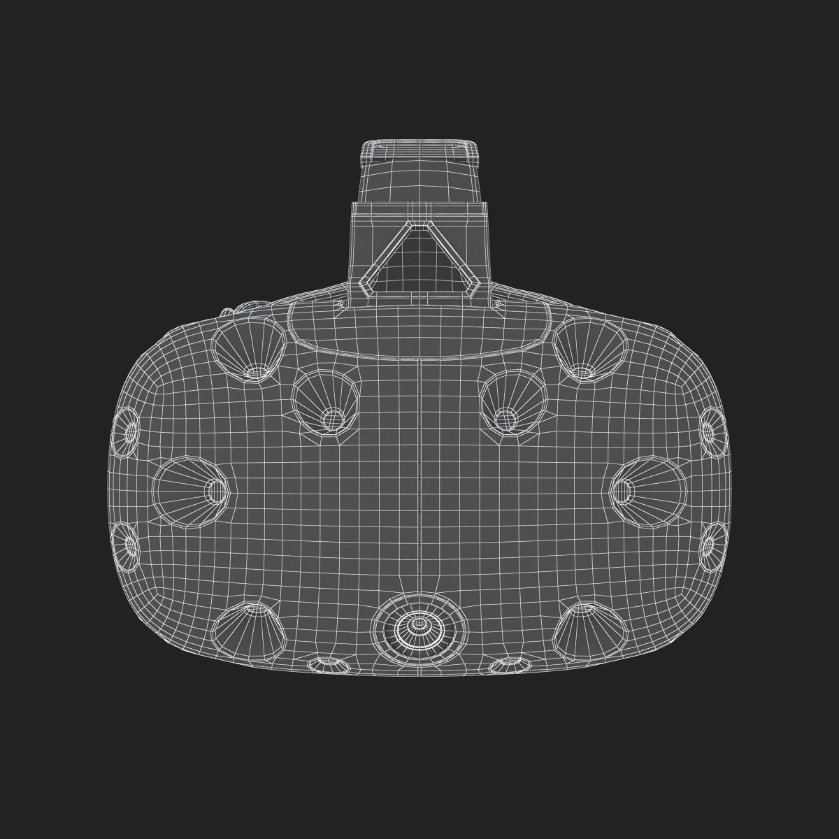 HTC Vive Deluxe Audio Strap Headsets 3D model_15
