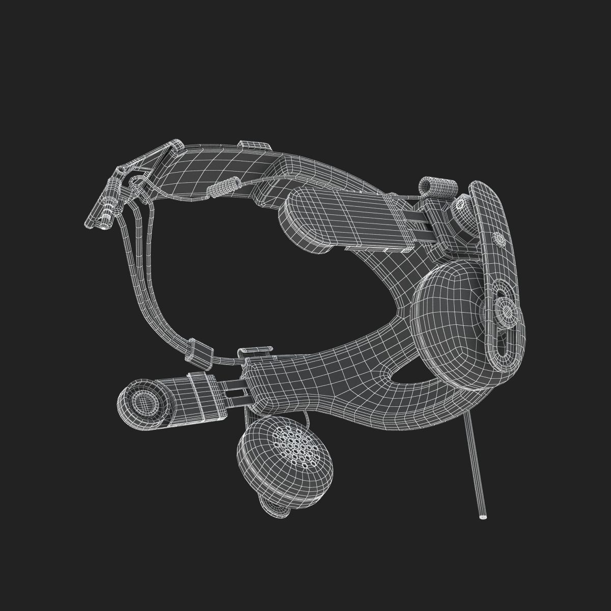 HTC Vive Deluxe Audio Strap Headsets 3D model_19