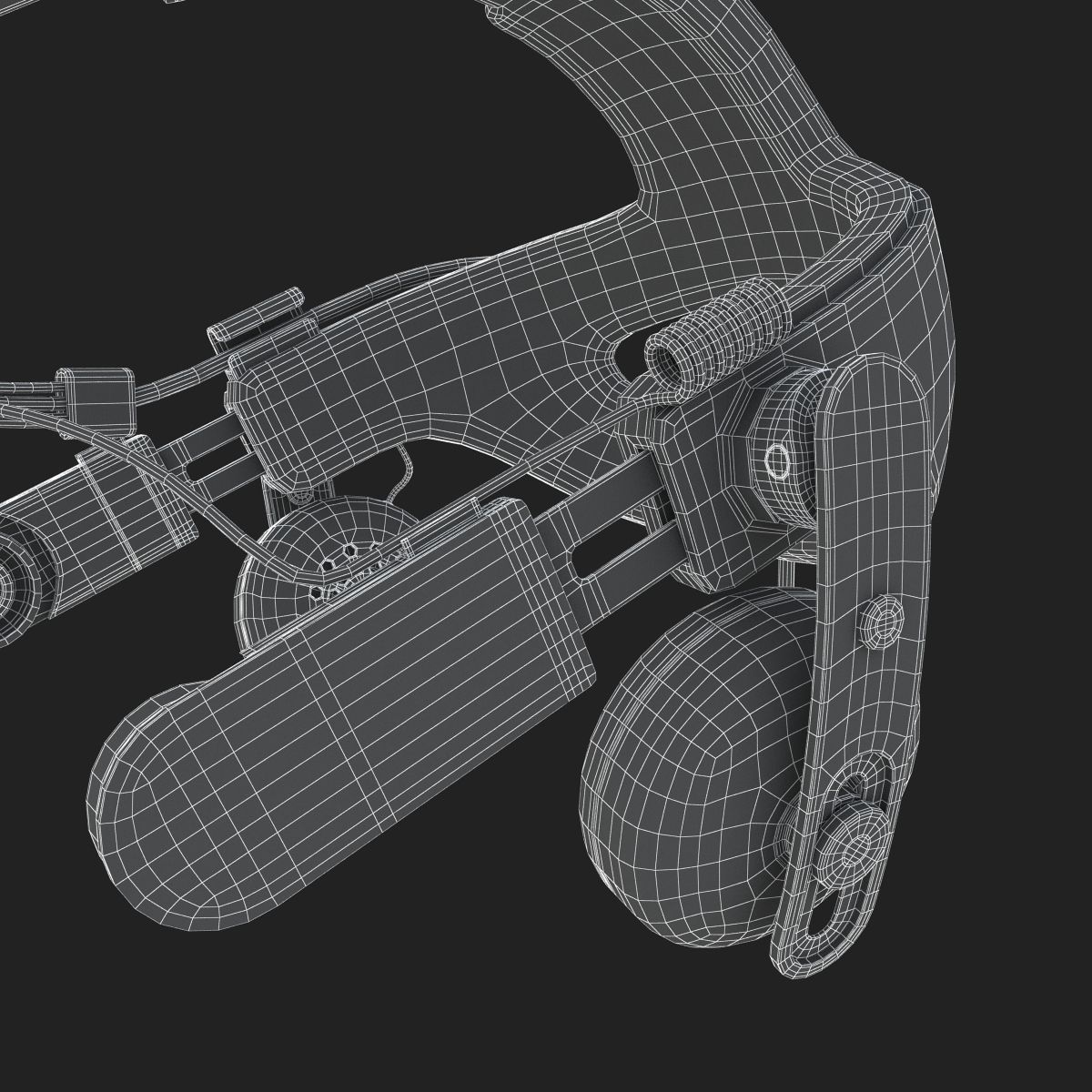 HTC Vive Deluxe Audio Strap Headsets 3D model_24