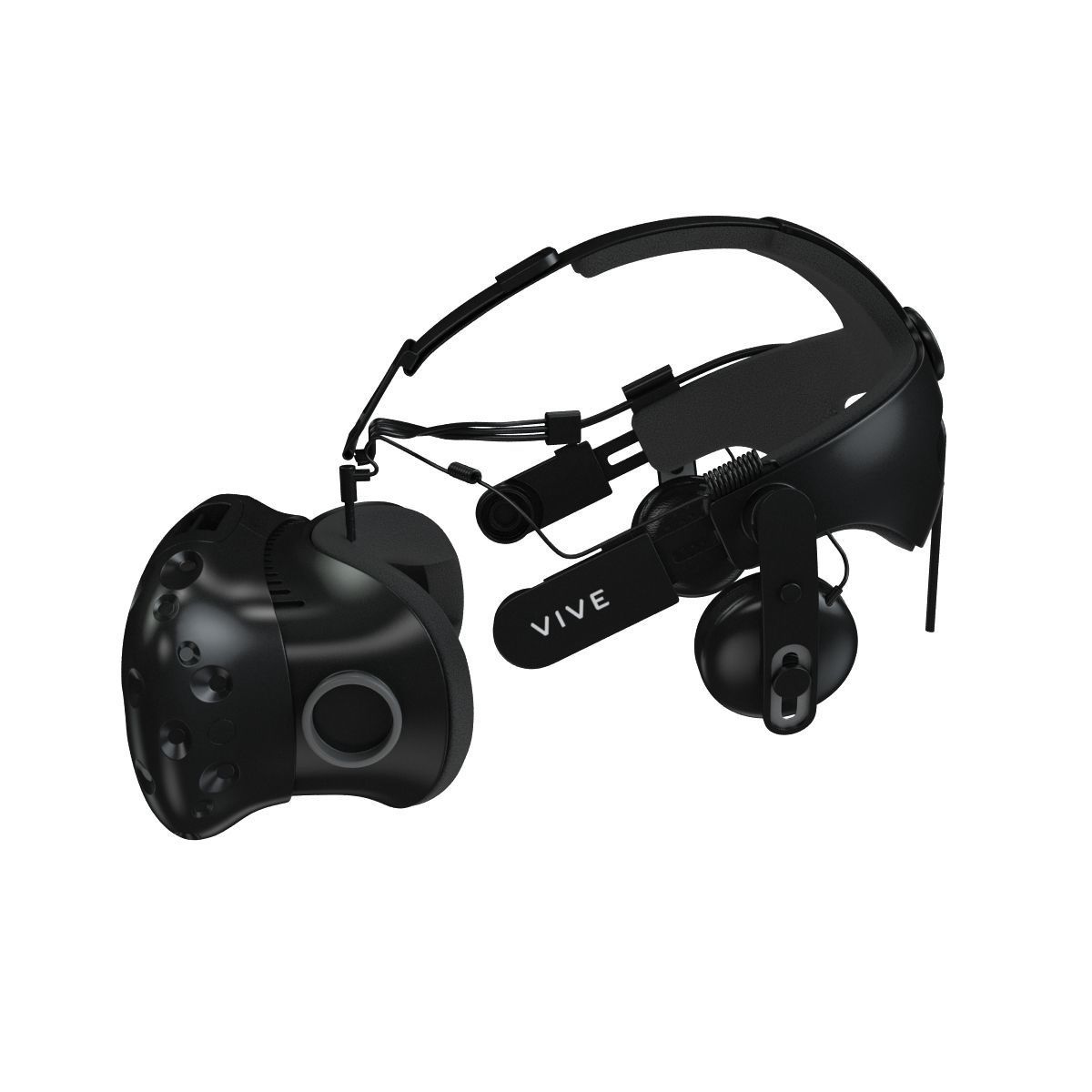 HTC Vive Deluxe Audio Strap Headsets 3D model_2