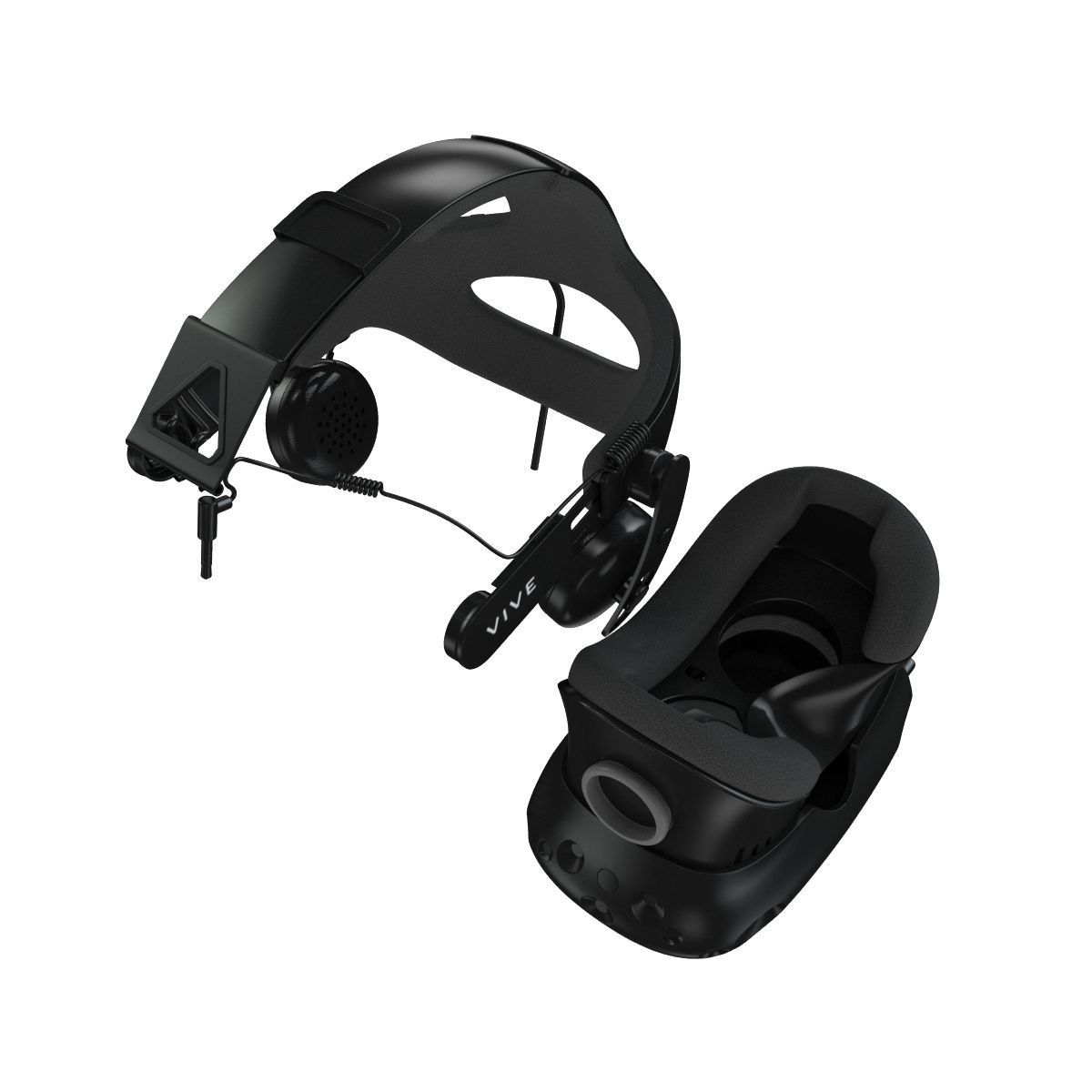 HTC Vive Deluxe Audio Strap Headsets 3D model_8